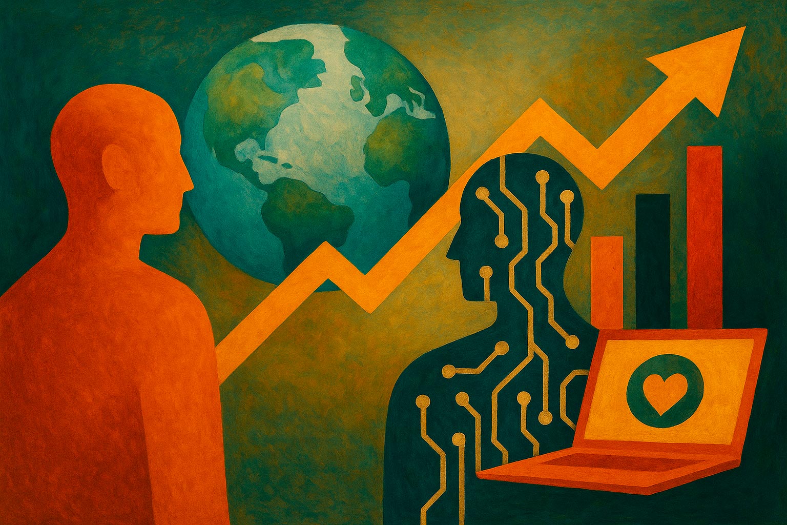 A new hybrid world shaped by human intelligence and artificial patterns